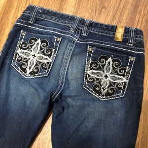 Maurices jeans with embellished back pockets
